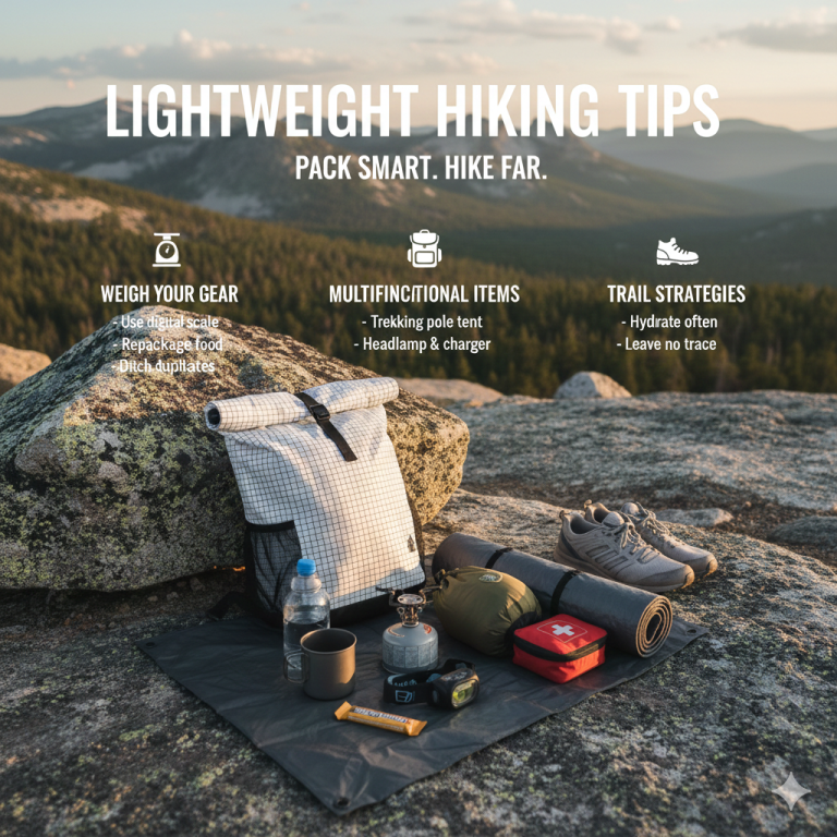 25 Lightweight Hiking Tips to Reduce Pack Weight Fast