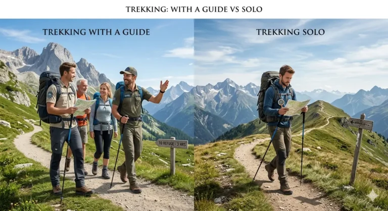 Trekking Trekking With a Guide vs SoloWith a Guide vs Solo