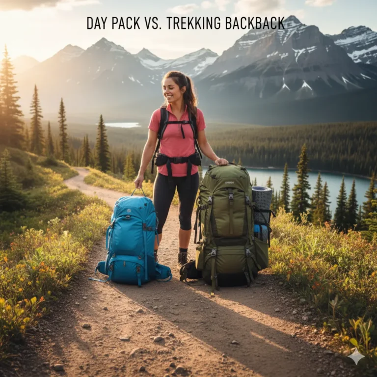 Day Pack vs Trekking Backpack
