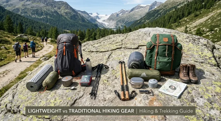 Lightweight vs Traditional Hiking Gear Hiking and Trekking Guide