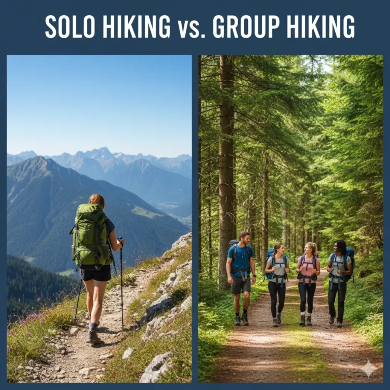 Solo Hiking vs Group Hiking