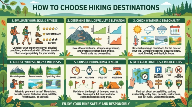 How to Choose Hiking Destinations