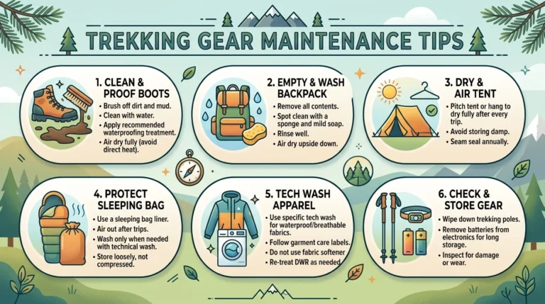 Trekking Gear Maintenance Tips